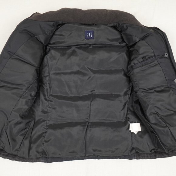 GAP Down Puffer Vest Women's XS Stretchy Ribbed Sides Outdoor Casual - Picture 6 of 8